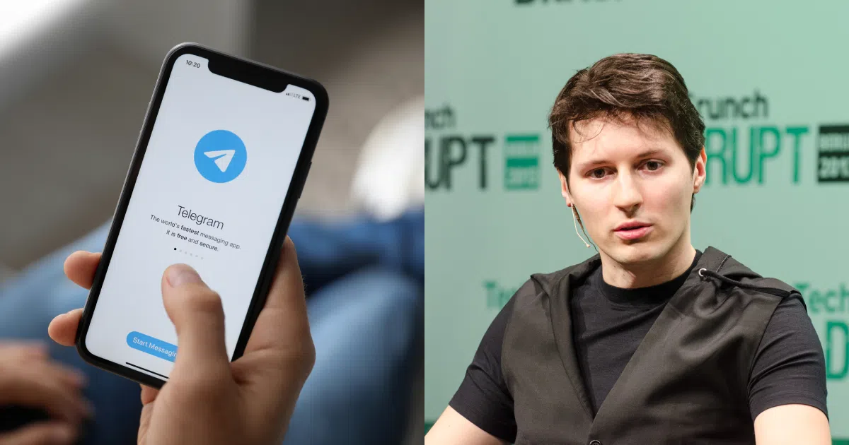 Telegram, Павло Дуров, колаж