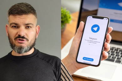 Назар Токар, Telegram, колаж
