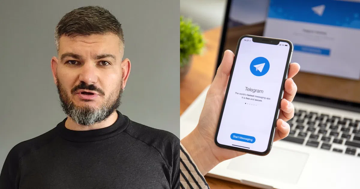 Назар Токар, Telegram, колаж