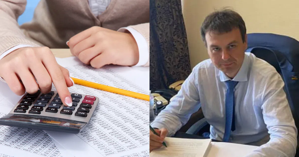 Жінка розраховує податки, Данило Гетманцев