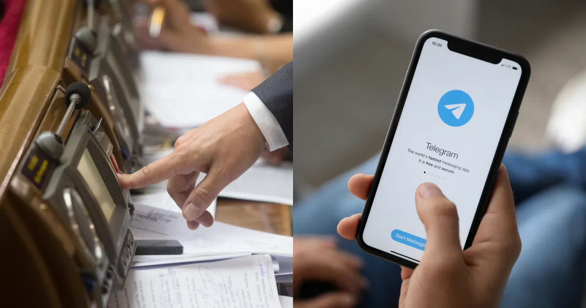 Голосування у ВР, месенджер Telegram