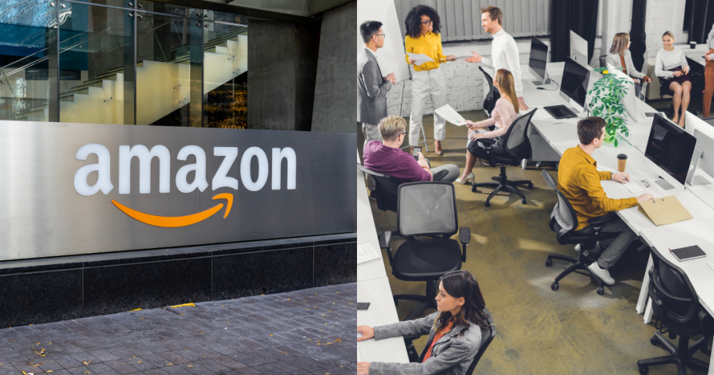 amazon, люди в офісі