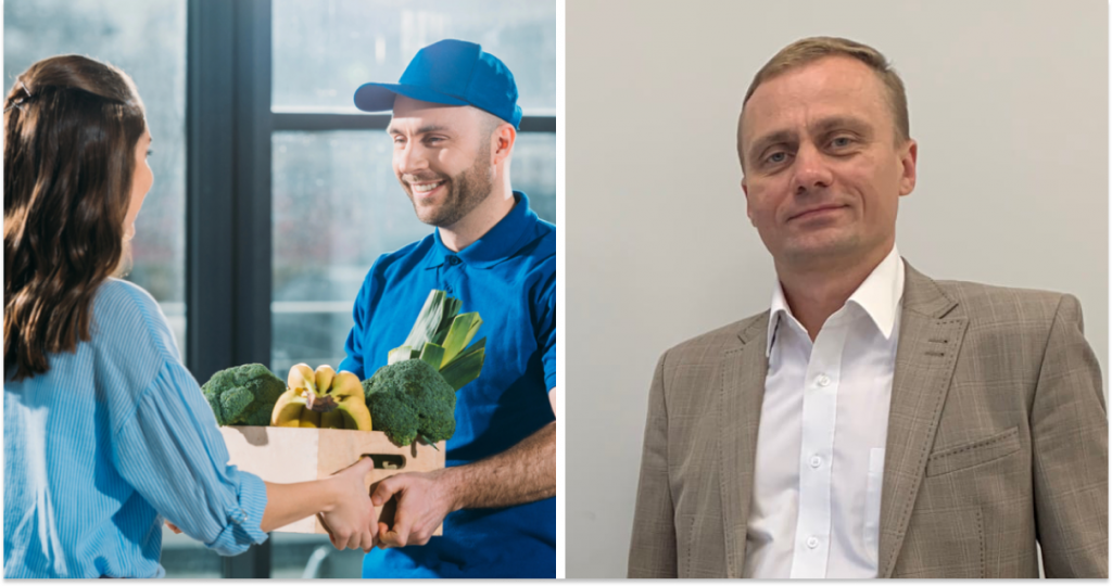 Доставка продуктів, Андрій Курський, колаж