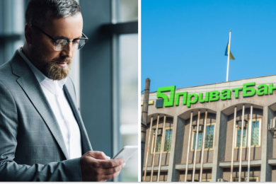 Підприємець, «ПриватБанк», колаж