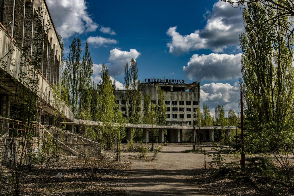 Закинутий готель в Чорнобилі