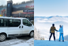 Uklon, буковель, люди на лижах у горах