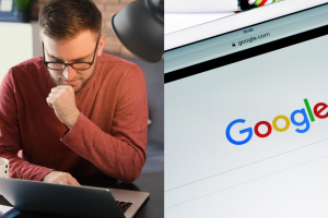 гуглить чоловік, google
