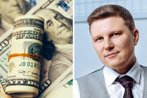Долари, Андрій Шевчишин, колаж