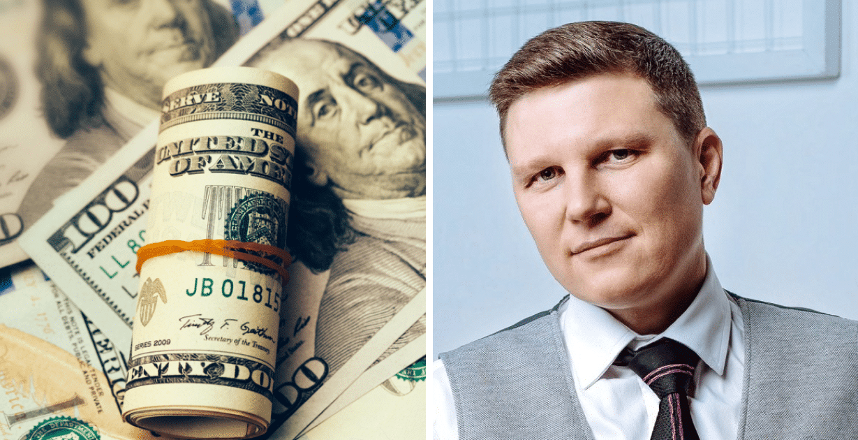 Долари, Андрій Шевчишин, колаж