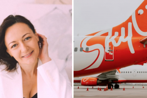 Дар’я Алєксєєнко, SkyUp Airlines, колаж