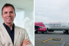 Йожеф Вараді, літак Wizz Air, колаж
