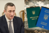 Олексій Чернишов, військовий квиток, закордонний паспорт України