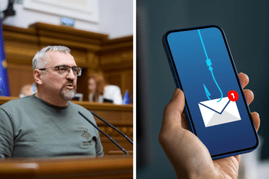 Нардеп Олександр Федієнко, фішинг