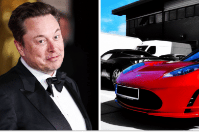 Ілон Маск, Tesla, колаж