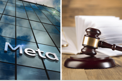Meta, суд – фотоконцепт, колаж