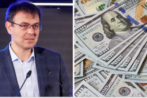 Данило Гетманцев, долари, колаж