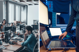 IT-компанія, айтівець – фотоконцепт, колаж
