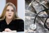 Катерина Черногоренко, військова форма, стетоскоп