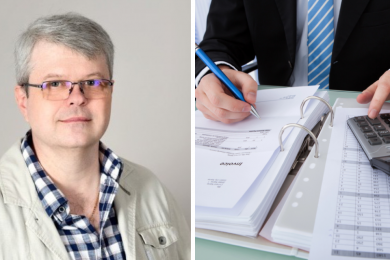 Олександр Зарайський прокоментував ситуацію з перерахуванням готівки під час перевірок застосування РРО/ПРРО. Фото: Facebook / Олександр Зарайський, Depositphotos