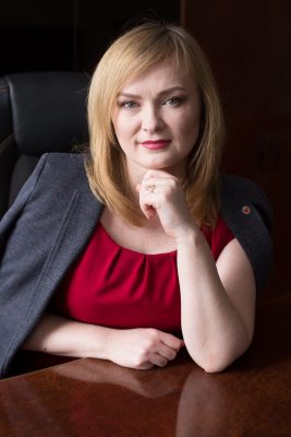 Заступниця голови правління «Глобус Банку» Анна Довгальська