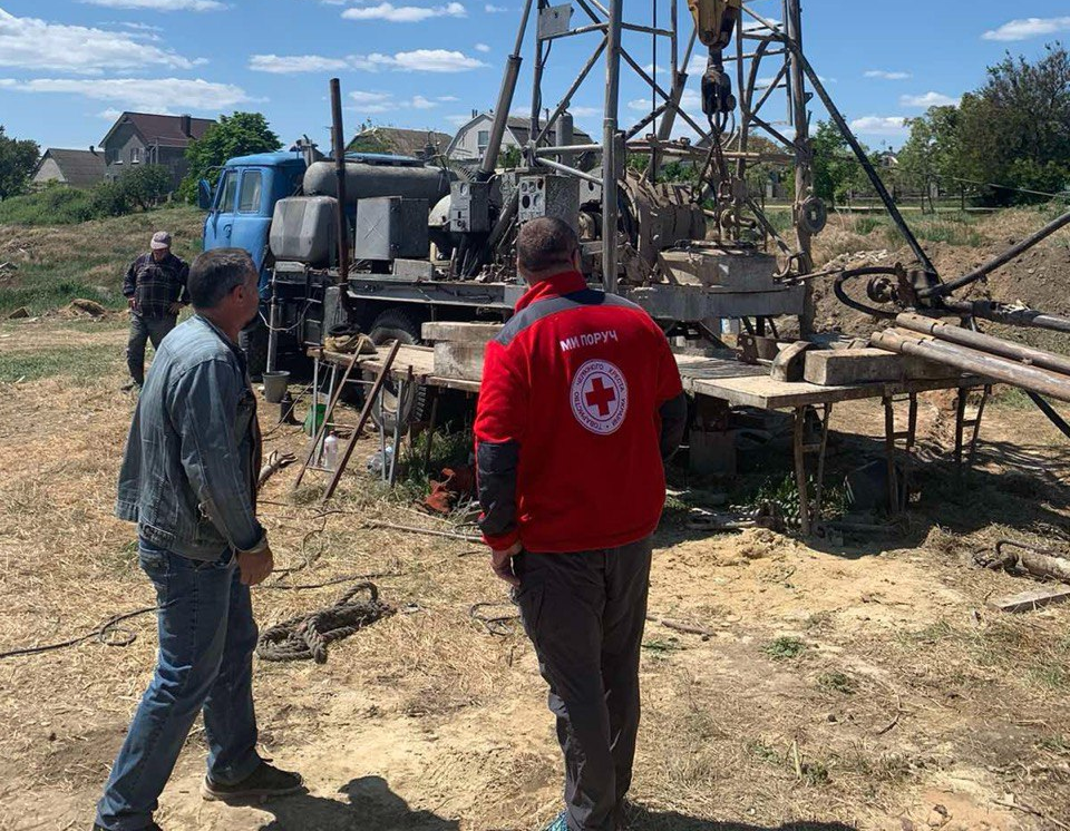 Відновлення сталого доступу до питної води у південних регіонах України, свердловина у Чорнобаївці