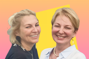 «Коли ти повністю керуєш своєю роботою, своїм часом, всіма опціями свого життя – це дає таку свободу, яку не дають навіть гроші», – Алла Липовецька (ліворуч). Колаж: MC: Money & Career