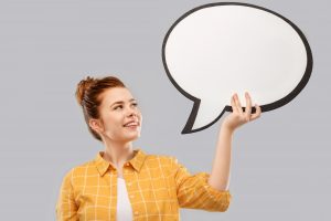 Анастасія Філімонова розповіла, як стиль мовлення впливає на сприйняття. Фото: Depositphotos