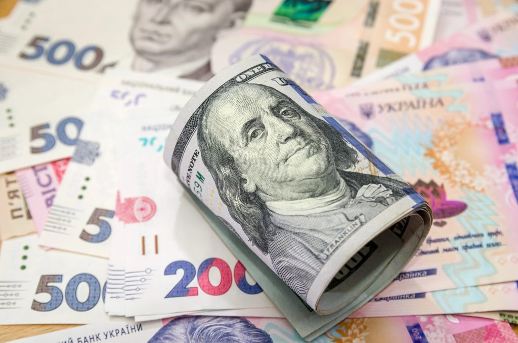 валюта, долари гривні