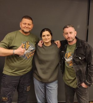 Валерій Залужний, Марія Берлінська, Жадан. Фото: Марія Берлінська