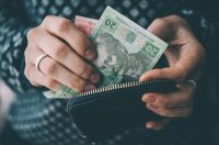 гаманець, гривні